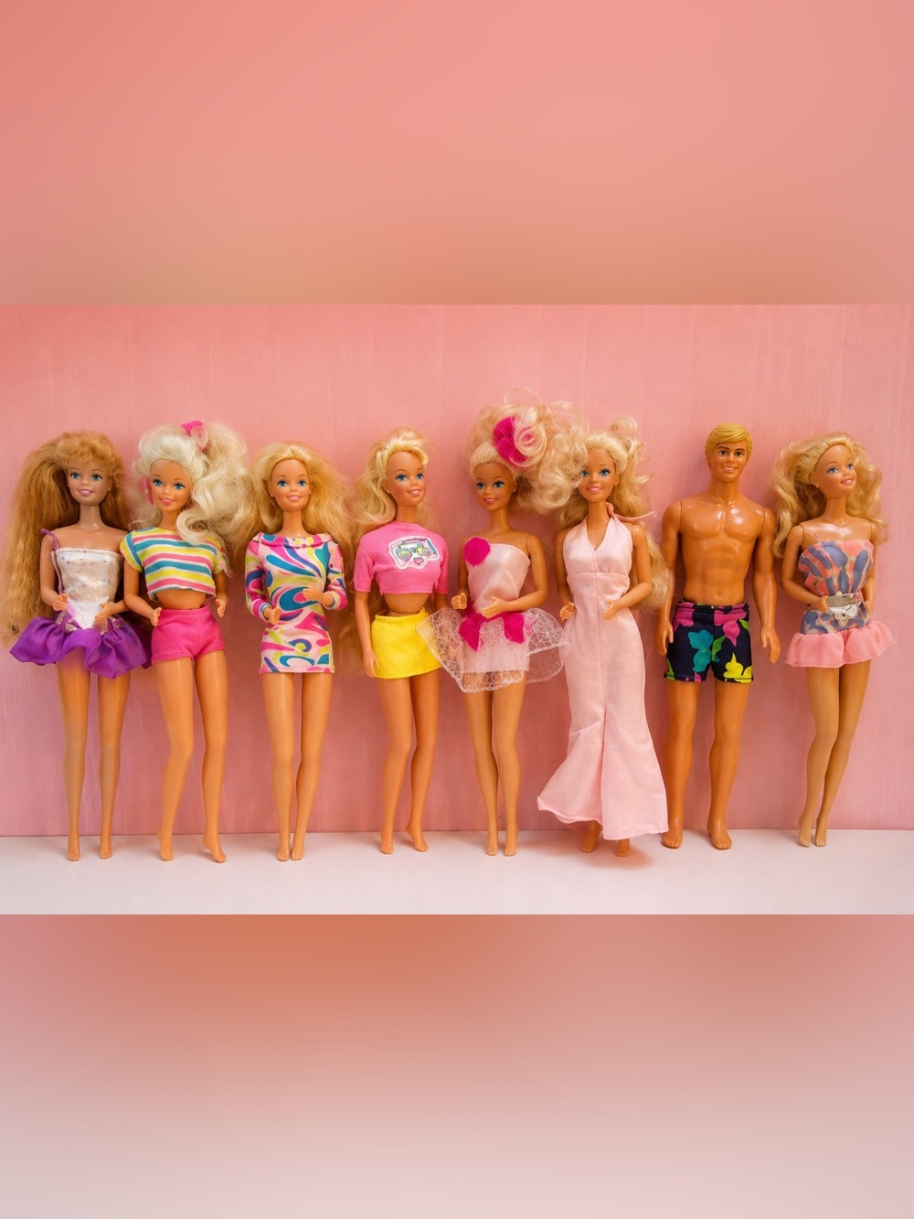 Vintage Barbie & Ken Doll Lot | Mattel 1980s–1990s | TLC / For Parts‎ or Restore
